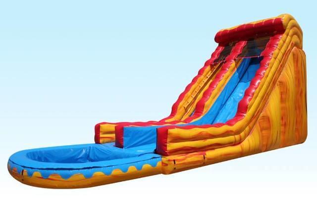 Volcano Lava 18ft' Water Slide w/ Pool Volcano Lava 18ft' Water Slide w/ Pool