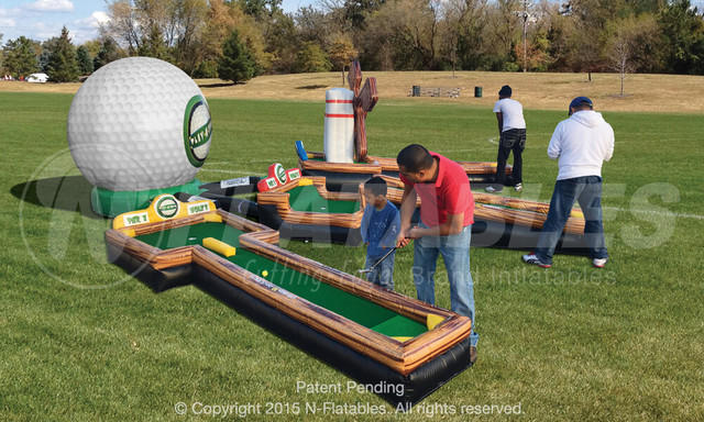 3-Hole Inflatable Mini Golf 3-Hole Inflatable Mini Golf